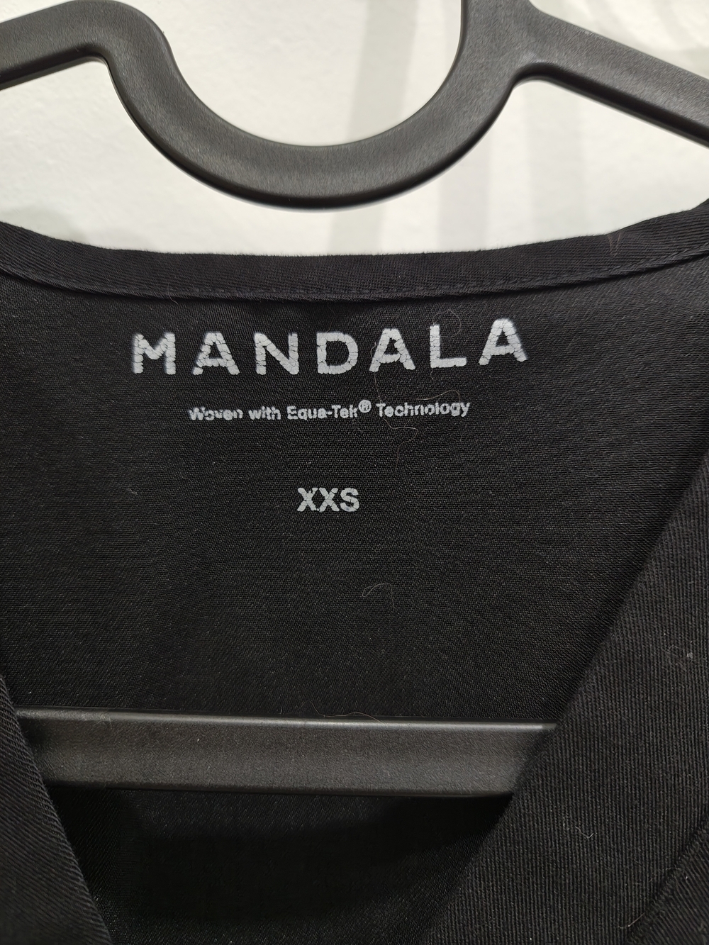 P-XS And XXS Mandala Black Scrub Set Top with Matching Jogger Pants - Picture 2 of 8